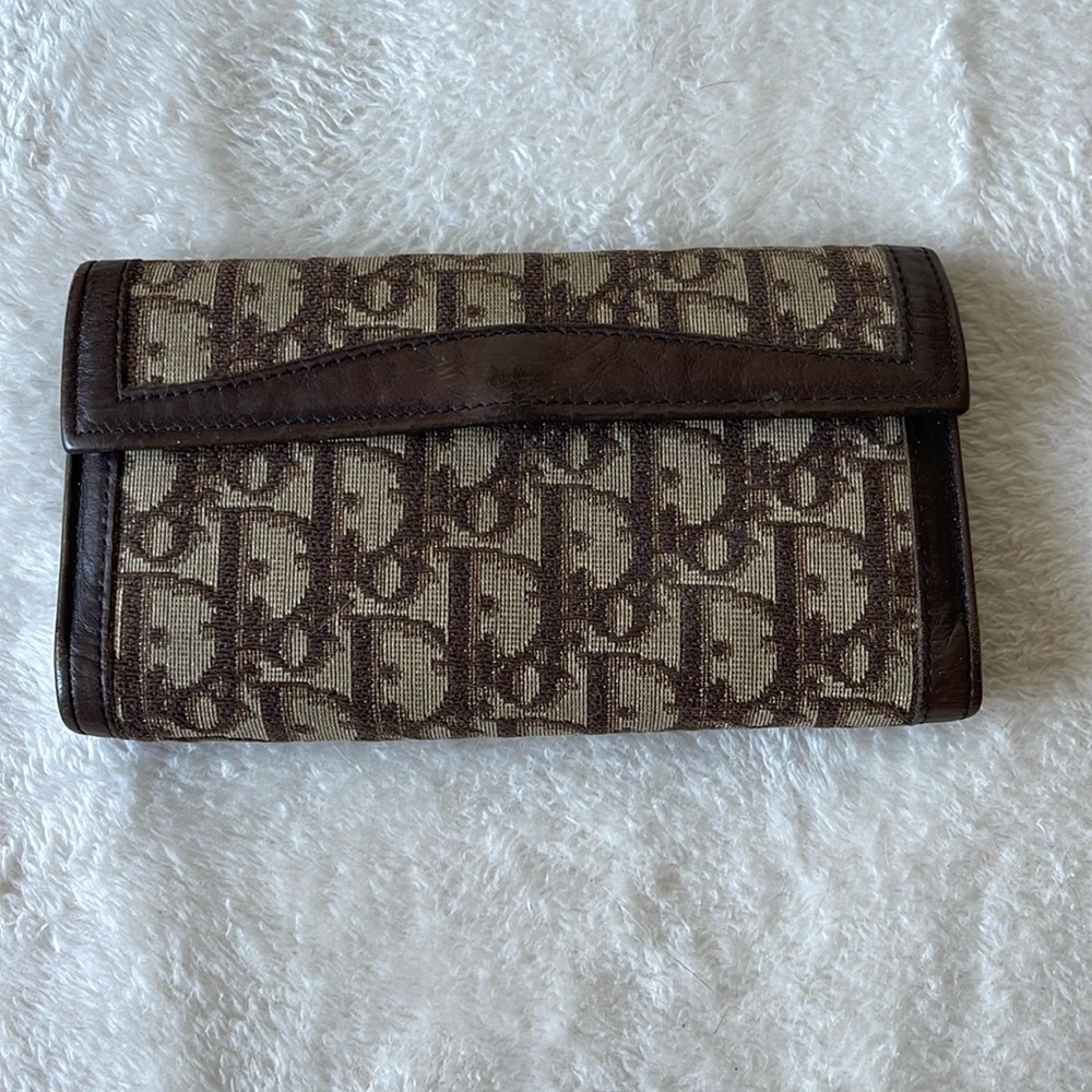 Vintage Christian Dior Monogram Wallet
